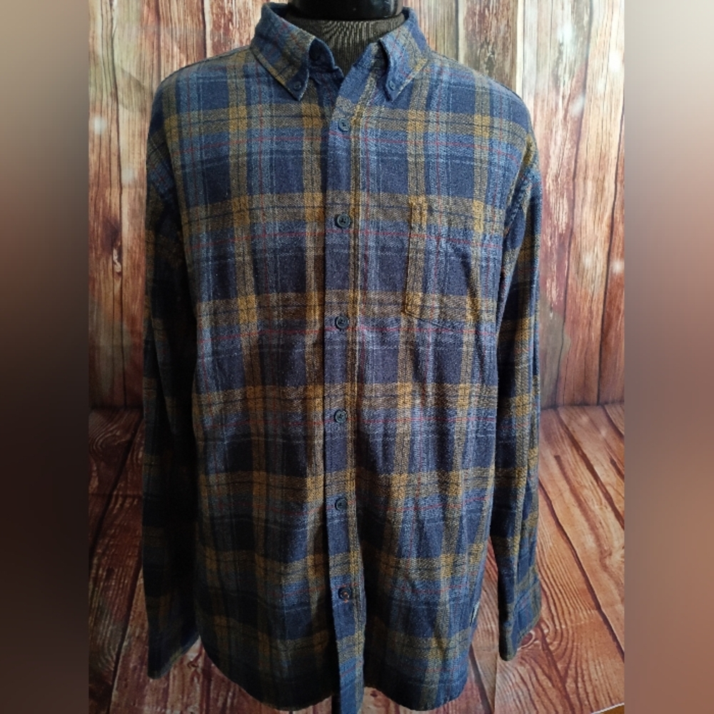 Original Weatherproof Vintage Casual Button Down Flannel